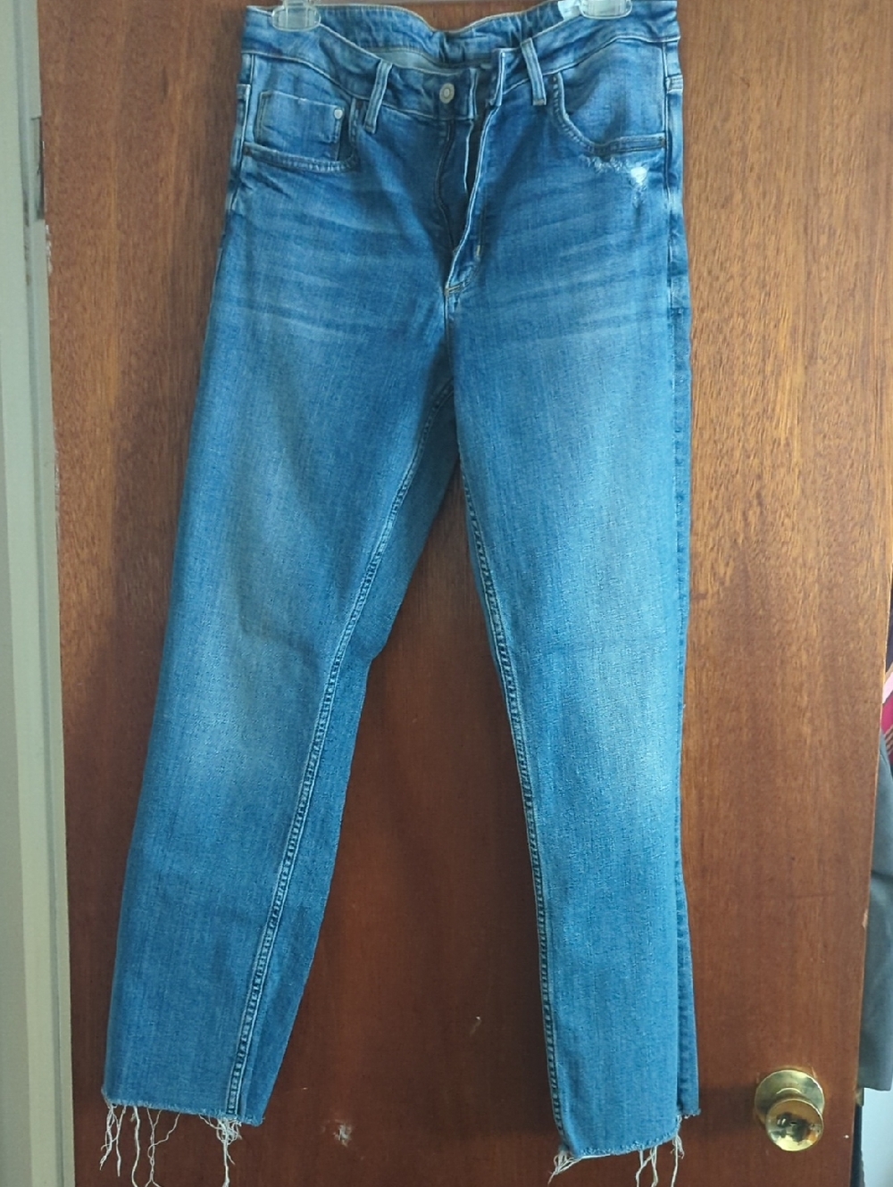 Classic Straight-Leg Blue Jeans